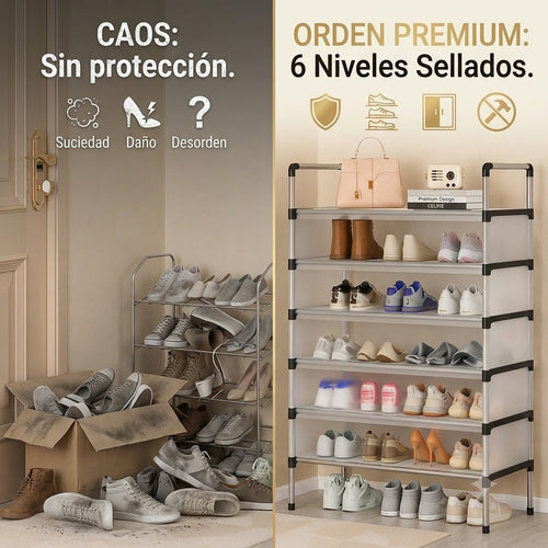 Zapatero 6 niveles con tapa OFERTA ESPECIAL 74%OFF HOY
