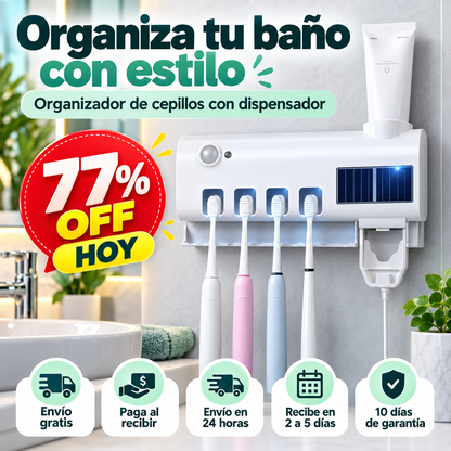 Porta Cepillos Esterilizador OFERTA ESPECIAL 77% OFF HOY