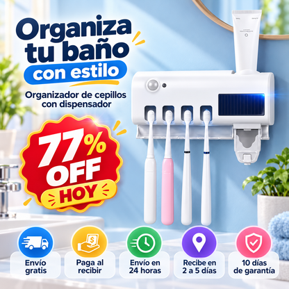 Porta Cepillos Esterilizador OFERTA ESPECIAL 77% OFF HOY