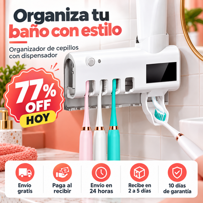 Porta Cepillos Esterilizador OFERTA ESPECIAL 77% OFF HOY