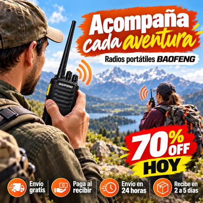 Radios Baofeng BF-888S OFERTA ESPECIAL 70% OFF HOY