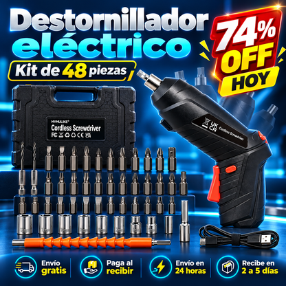 Destornillador electrico OFERTA ESPECIAL 74% OFF HOY