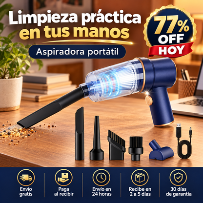 Aspiradora Para Auto OFERTA ESPECIAL 77% OFF HOY