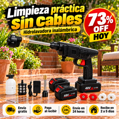 Hidrolavadora Recargable OFERTA ESPECIAL 73% OFF HOY