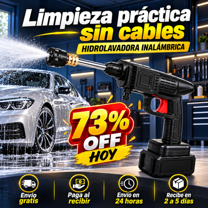 Hidrolavadora Recargable OFERTA ESPECIAL 73% OFF HOY