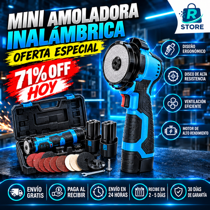 Pulidora inalámbrica 2 batería y Maletin OFERTA ESPECIAL 71%OFF HOY