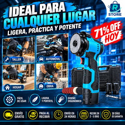 Pulidora inalámbrica 2 batería y Maletin OFERTA ESPECIAL 71%OFF HOY