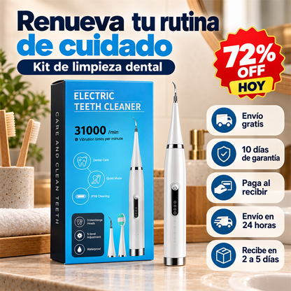 Limpiador De Dientes Eléctrico OFERTA ESPECIAL 72% OFF HOY