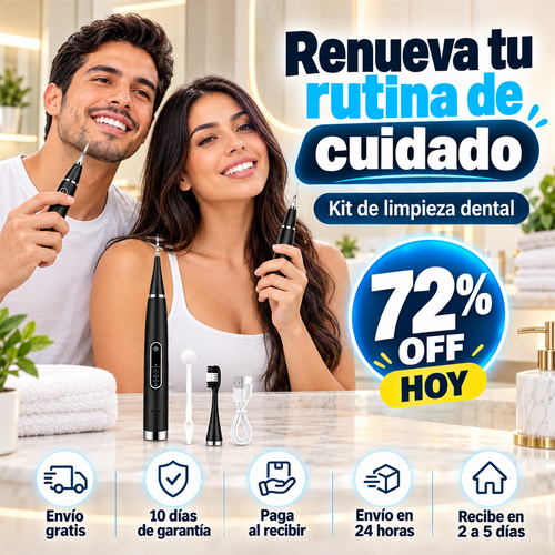 Limpiador De Dientes Eléctrico OFERTA ESPECIAL 72% OFF HOY