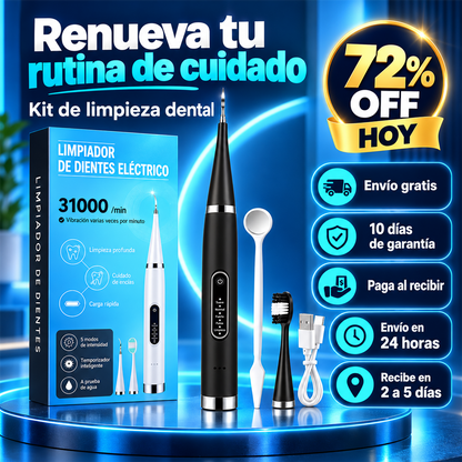 Limpiador De Dientes Eléctrico OFERTA ESPECIAL 72% OFF HOY